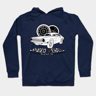 Speed Rebel Muscle Car Hoodie